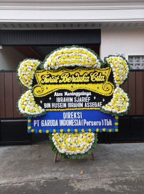 Papan Bunga Duka di Girijaya