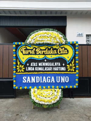 Papan Bunga Duka di Girijaya